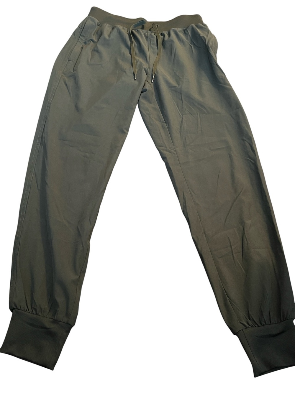 Soothfeel Woman’s Athletic Jogger Pants Olive Size Small